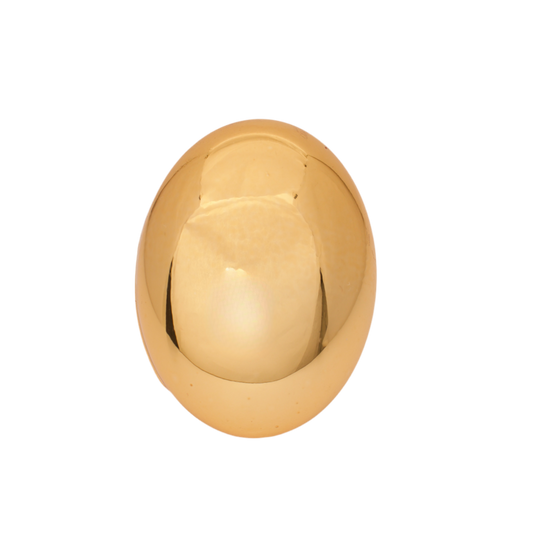Enfeite Esfera Oval 46x34mm - 20un