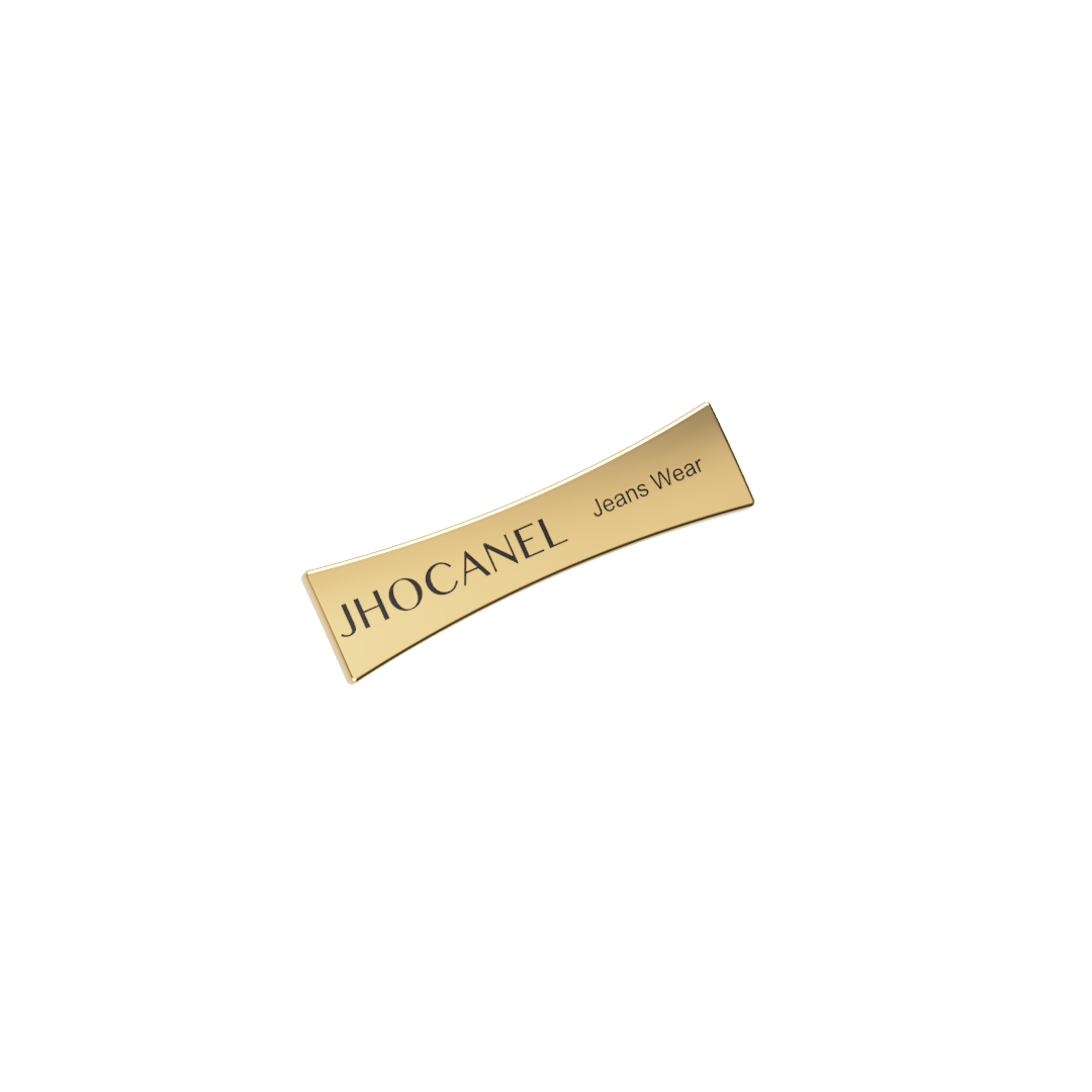 Etiqueta para Jeans Personalizada 38x10mm