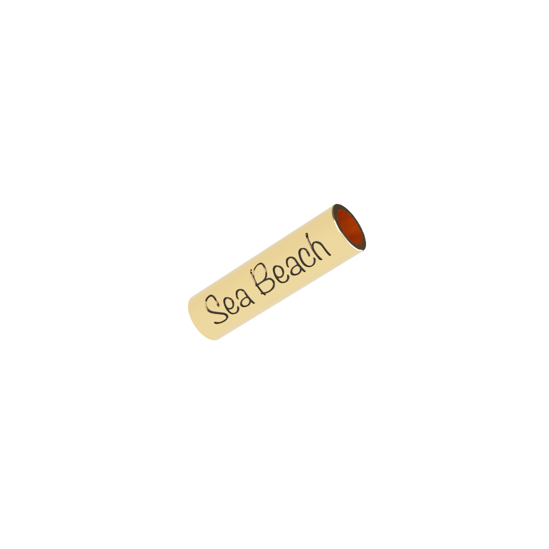 Ponteira / Entremeio Personalizado 29x8mm (2 Lados)