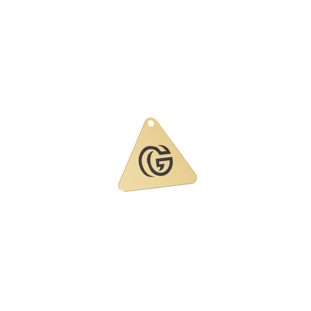 Etiqueta Triangular Personalizada 14mm