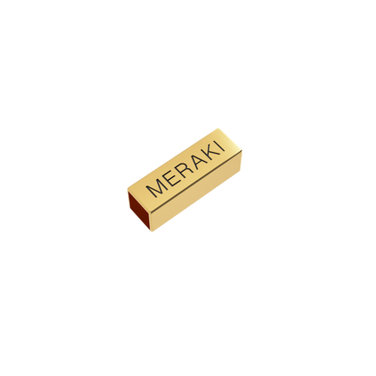 Ponteira / Entremeio Personalizado 25x8mm (4 Lados)