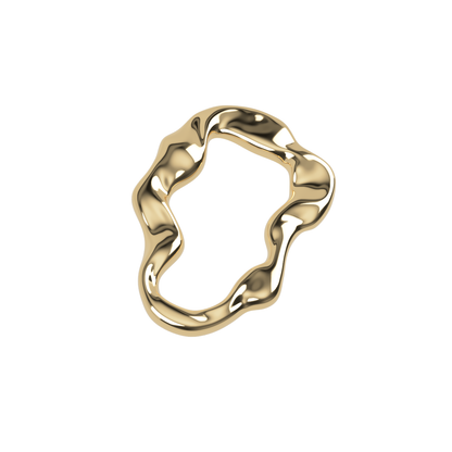 Argola Orgânico 72X52mm