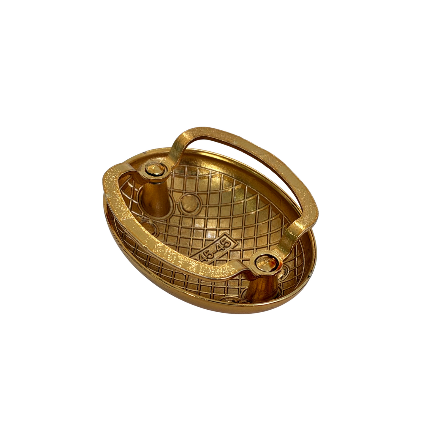 Enfeite Esfera Oval 46x34mm - 20un