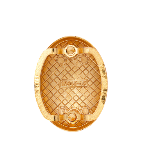 Enfeite Esfera Oval 46x34mm - 20un