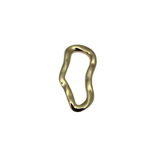 Argola Orgânica 50x25mm - 20un