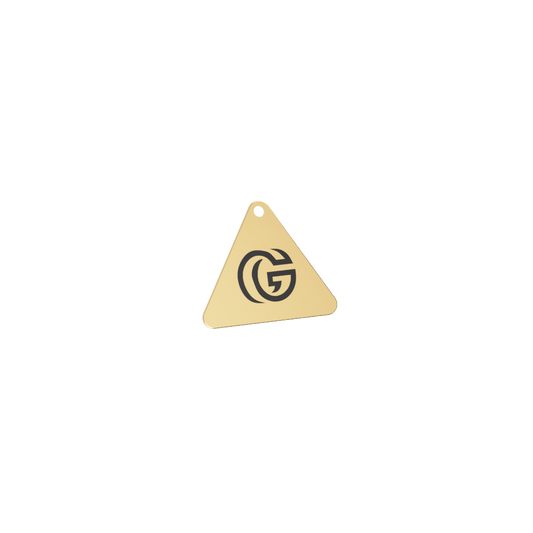 Etiqueta Triangular Personalizada 14mm (1 Lado)