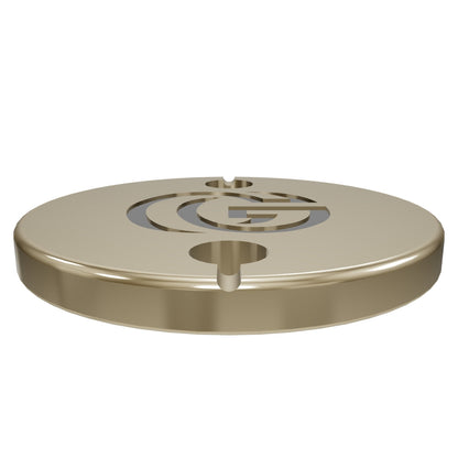 Etiqueta Medalha Personalizada 10mm (1 Lado, 2 Furos)