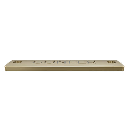 Etiqueta de metal Personalizada 25x6mm